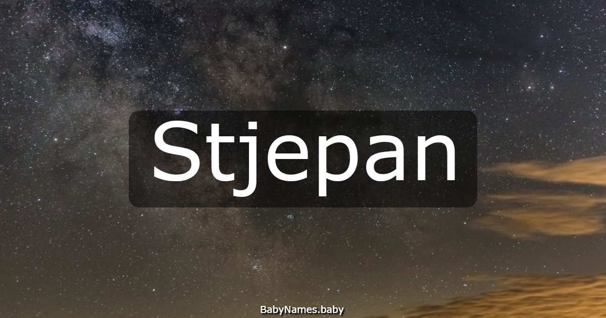 Stjepan