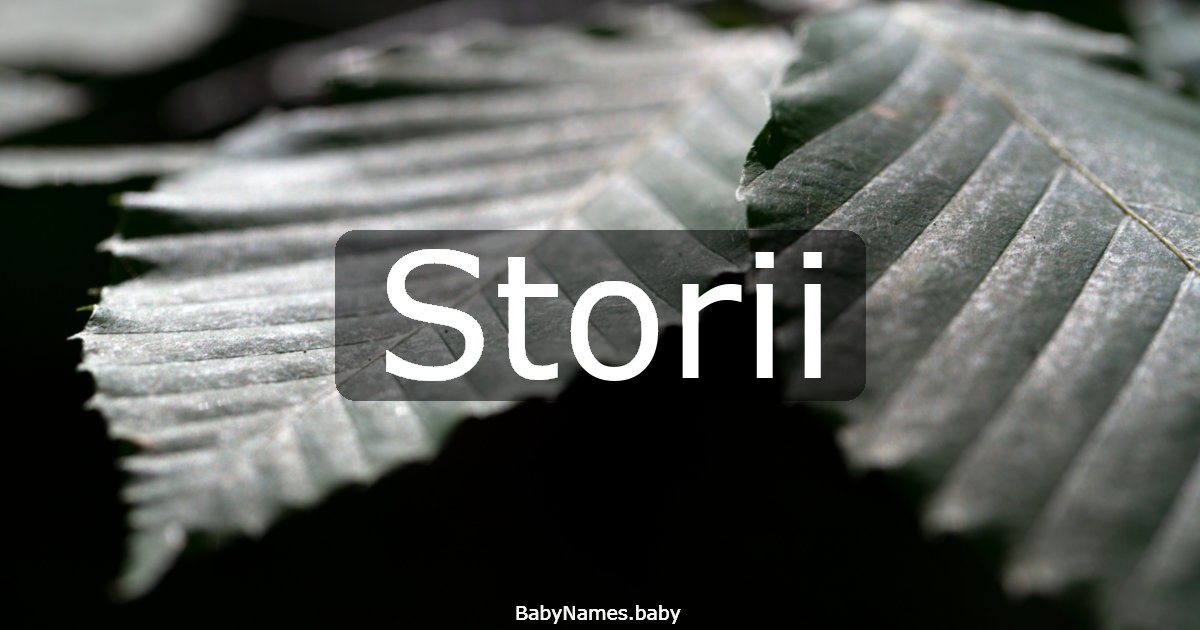 Storii