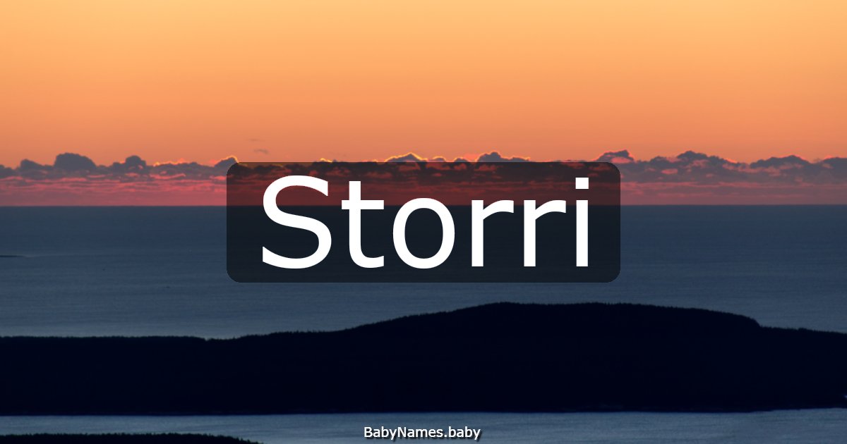 Storri