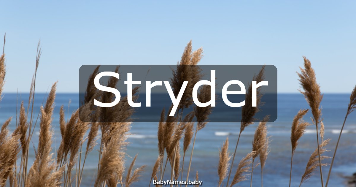 Stryder