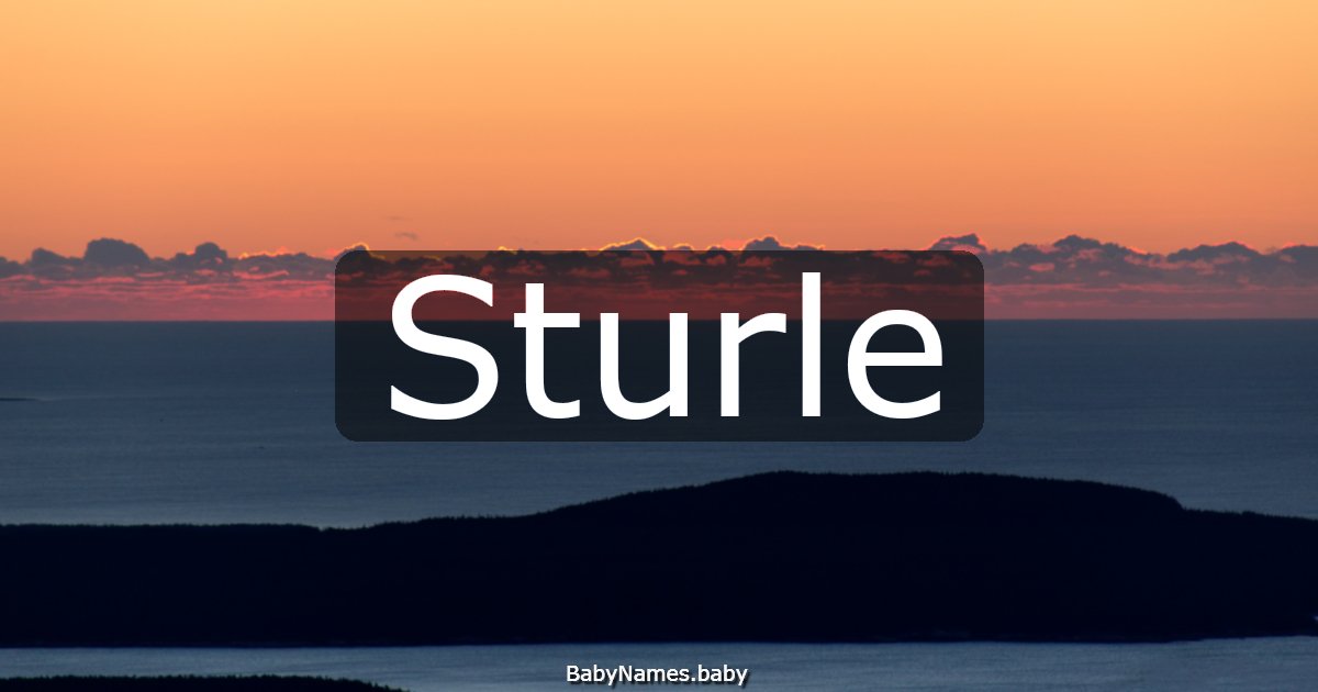 Sturle