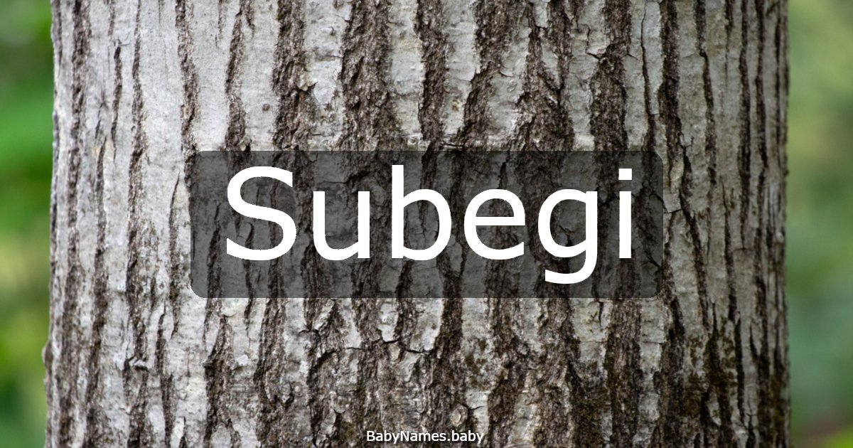 Subegi