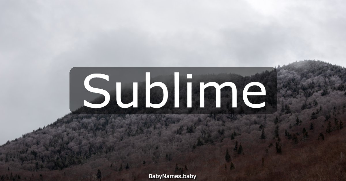Sublime
