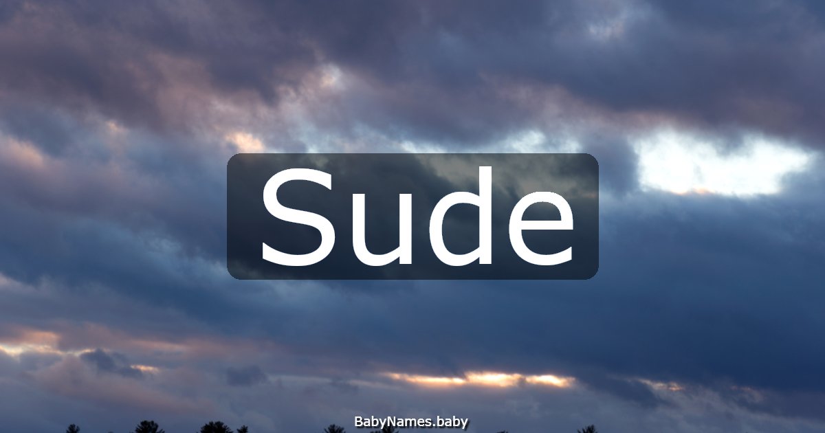 Sude
