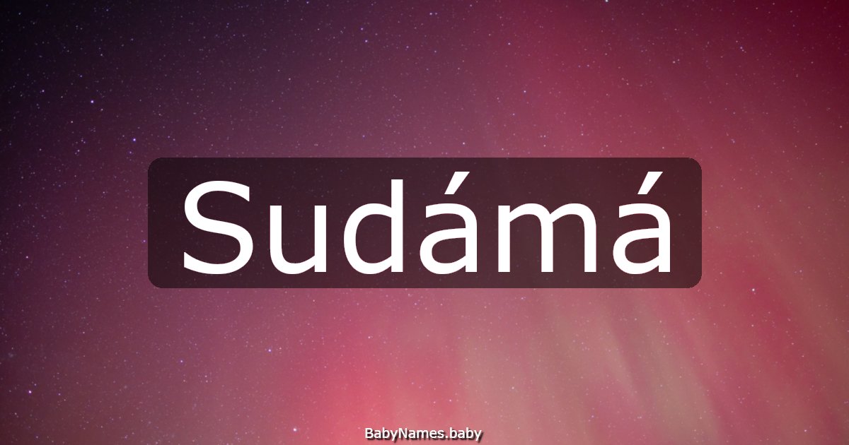 Sudámá