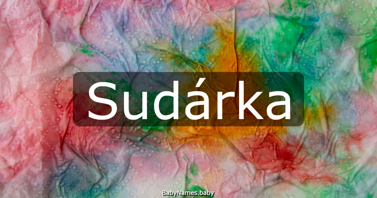 Sudárka
