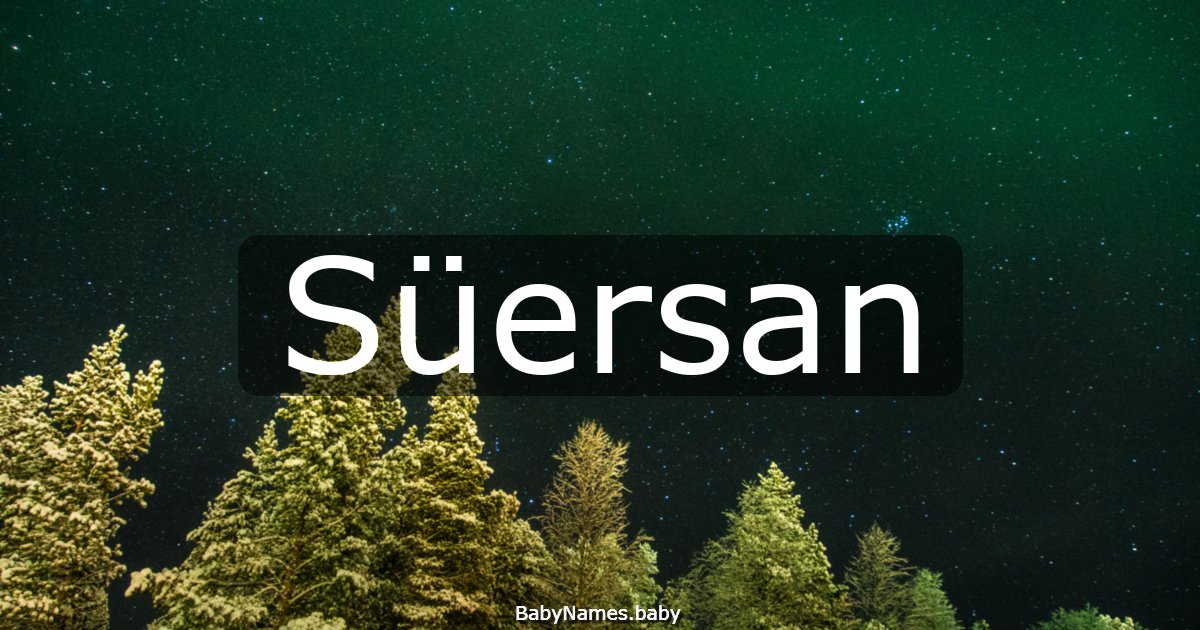 Süersan