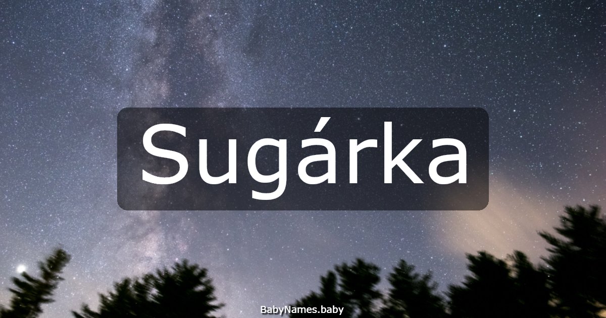 Sugárka