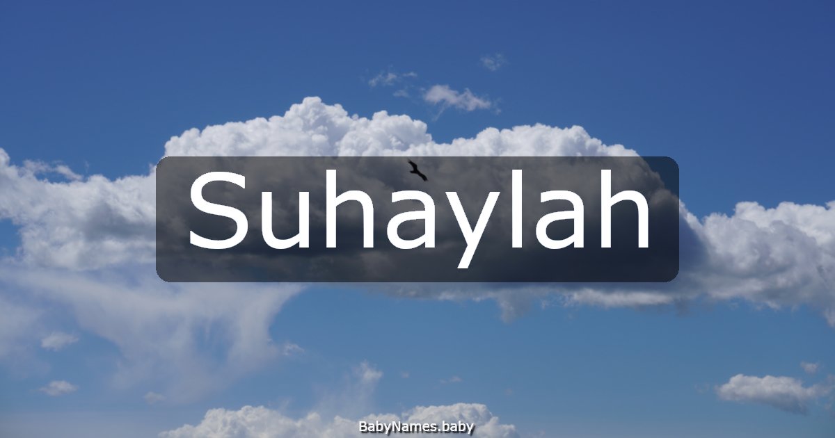 Suhaylah