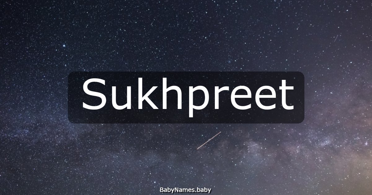 Sukhpreet