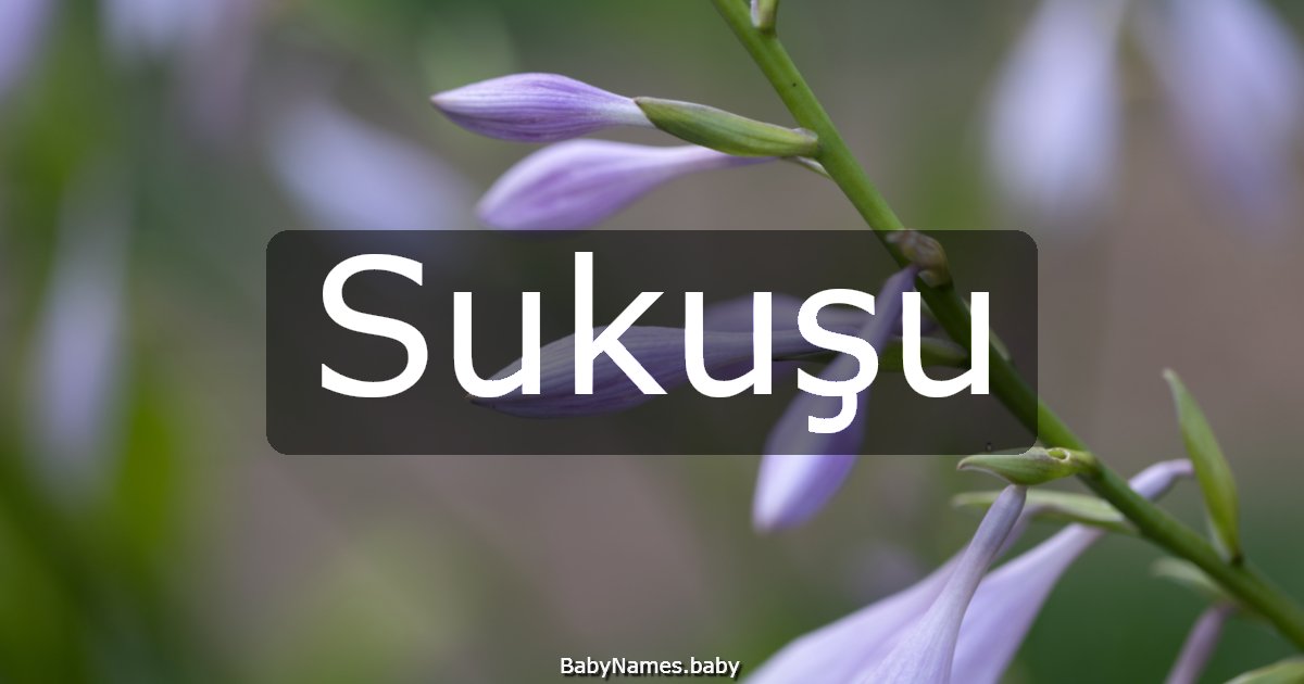 Sukuşu