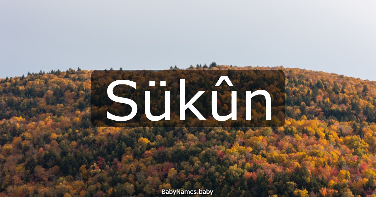 Sükûn