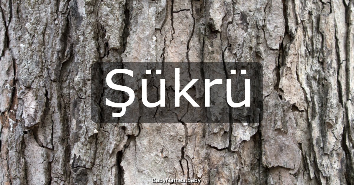Şükrü