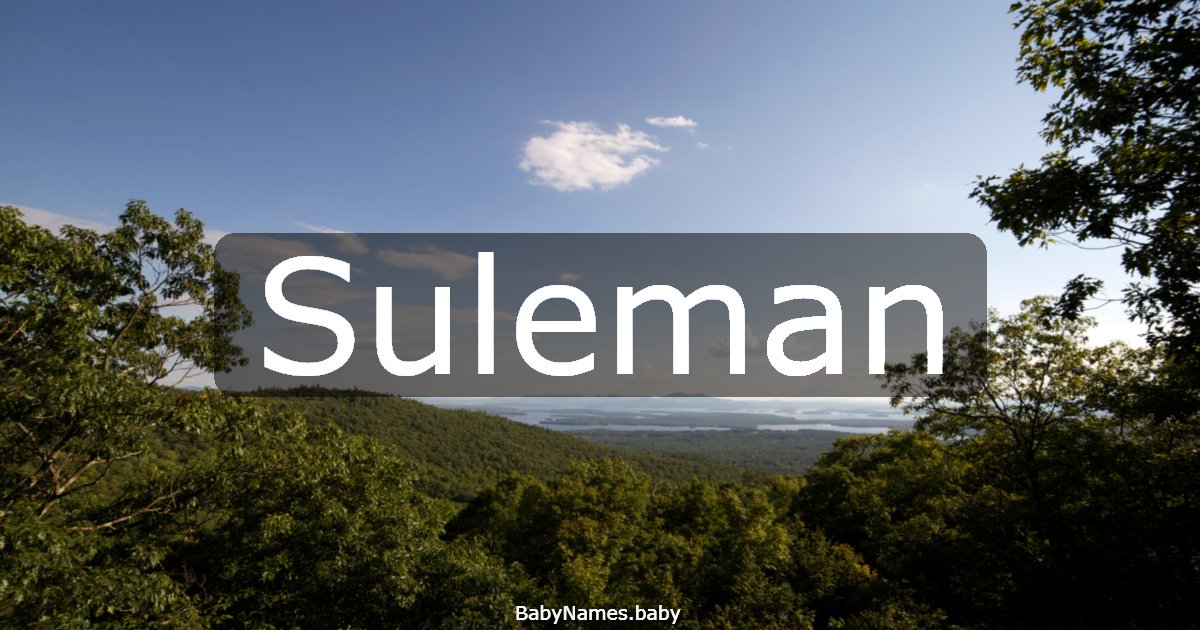 Suleman