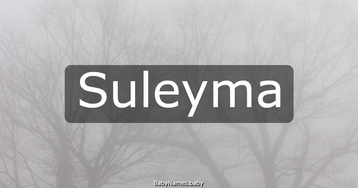 Suleyma