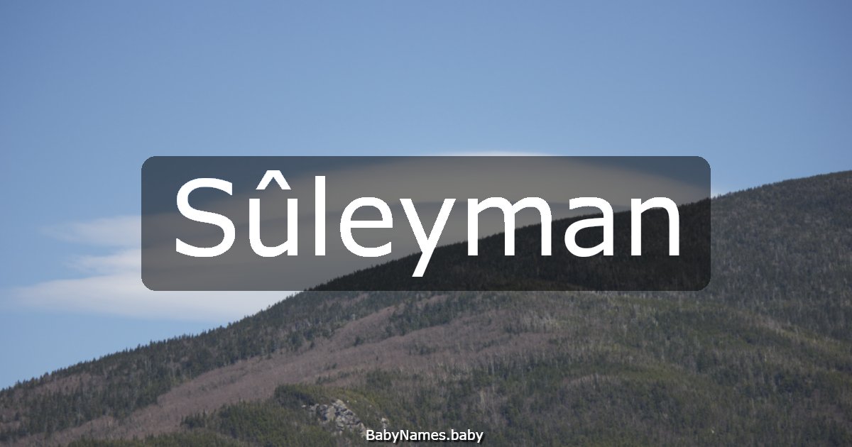Sûleyman