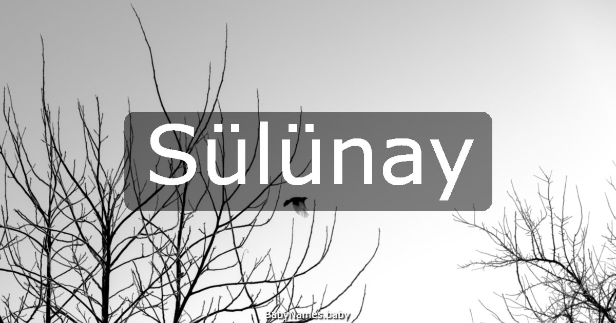 Sülünay