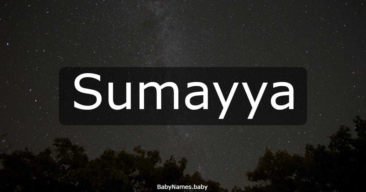 Sumayya