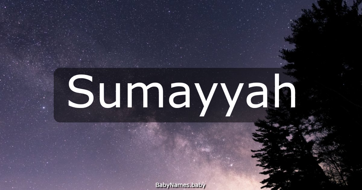 Sumayyah