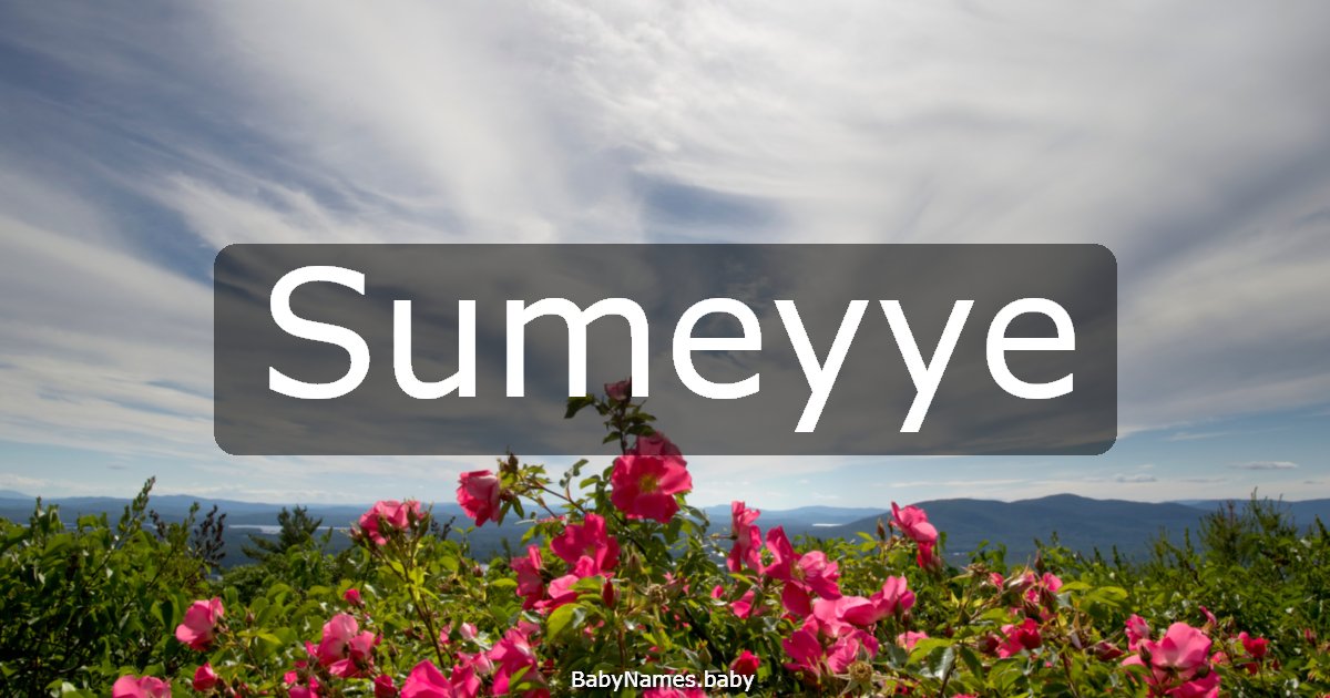 Sumeyye