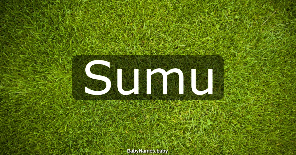 Sumu