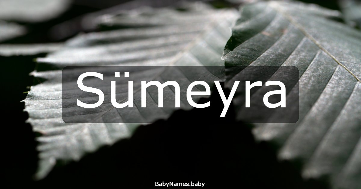 Sümeyra