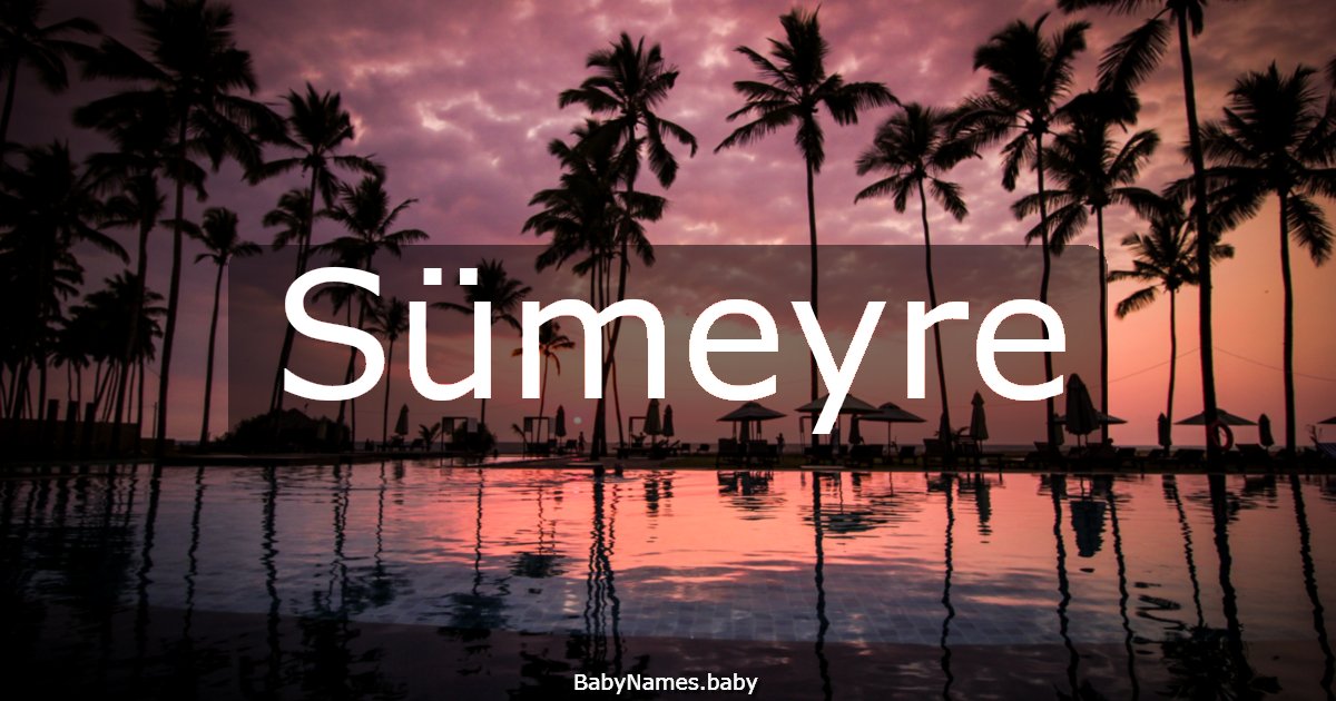 Sümeyre