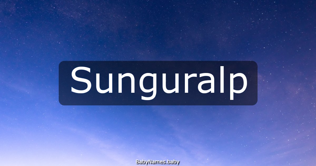 Sunguralp