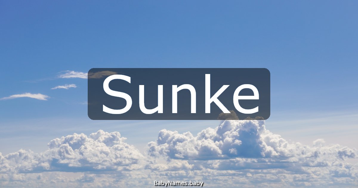Sunke