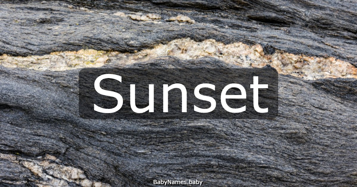 Sunset