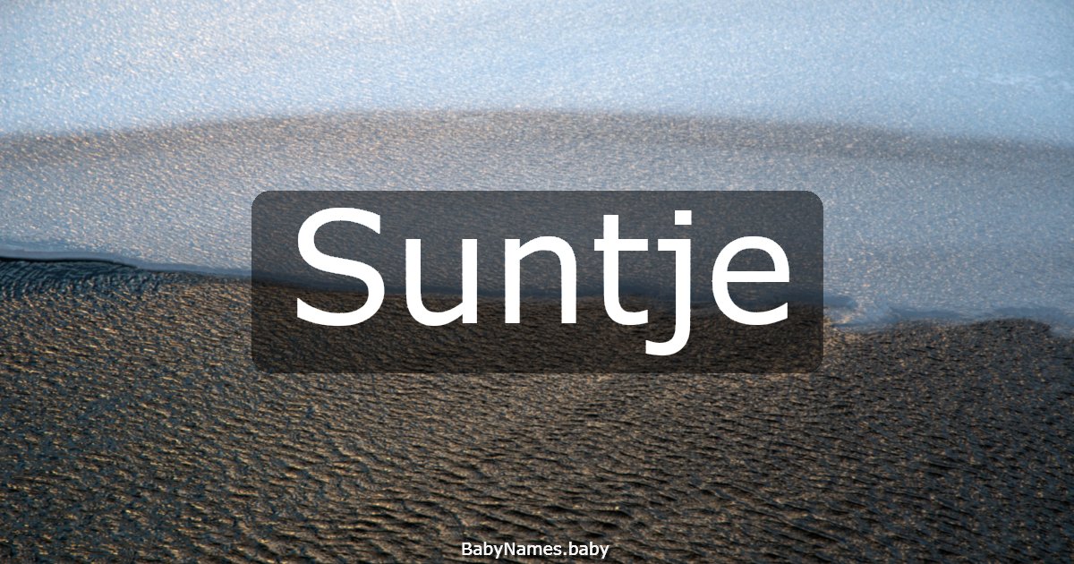 Suntje