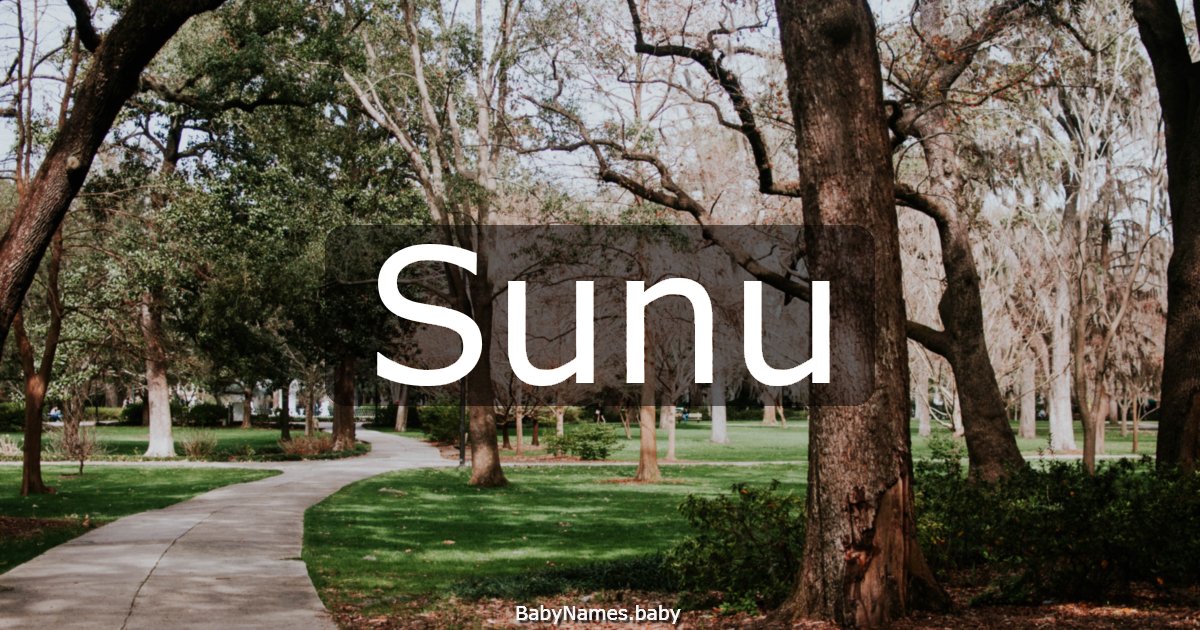 Sunu