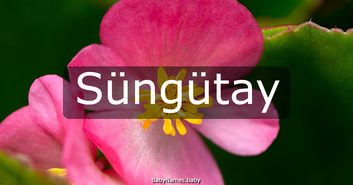 Süngütay