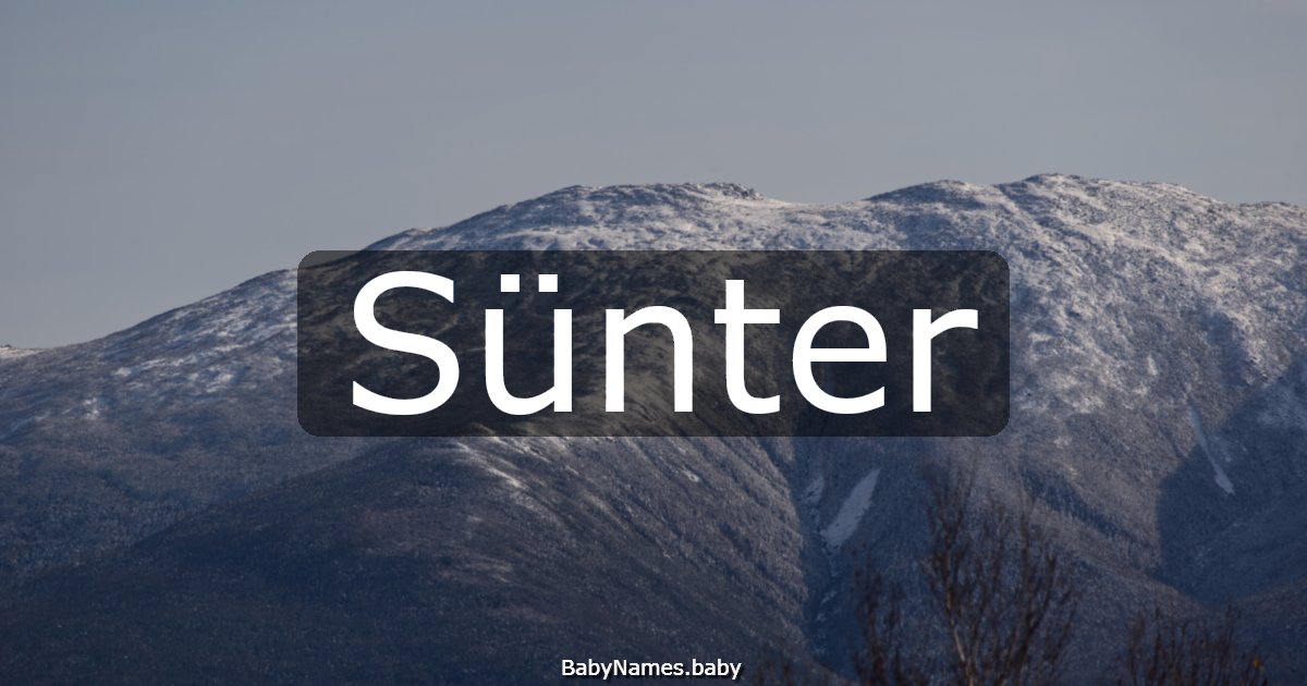 Sünter