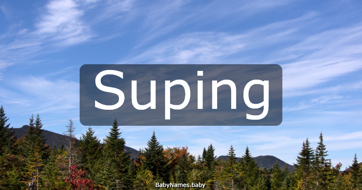 Suping