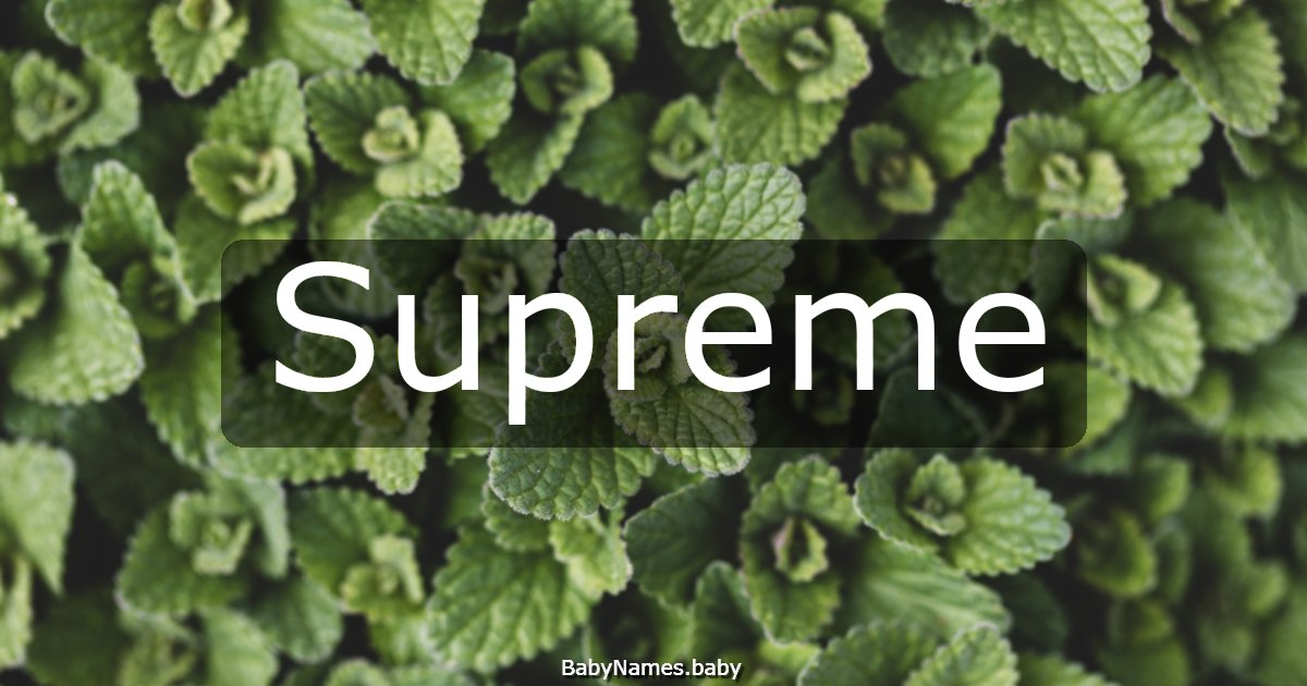 Supreme