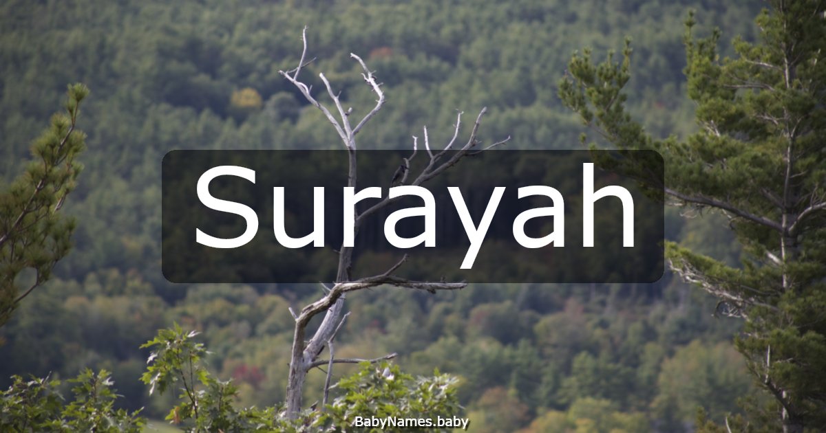 Surayah