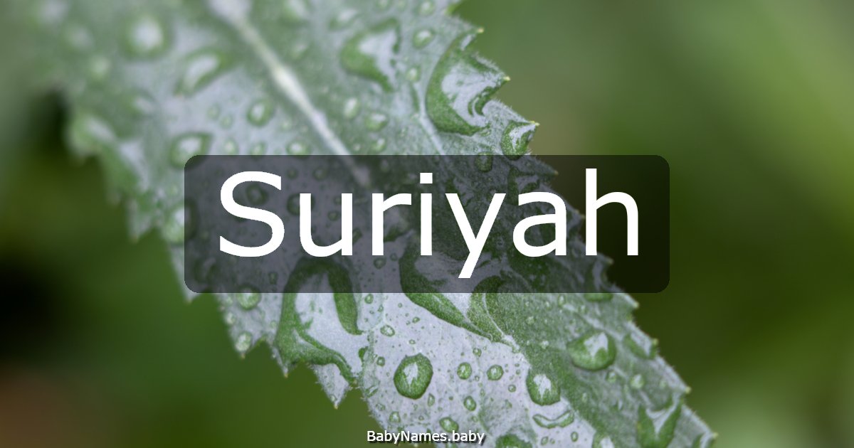 Suriyah