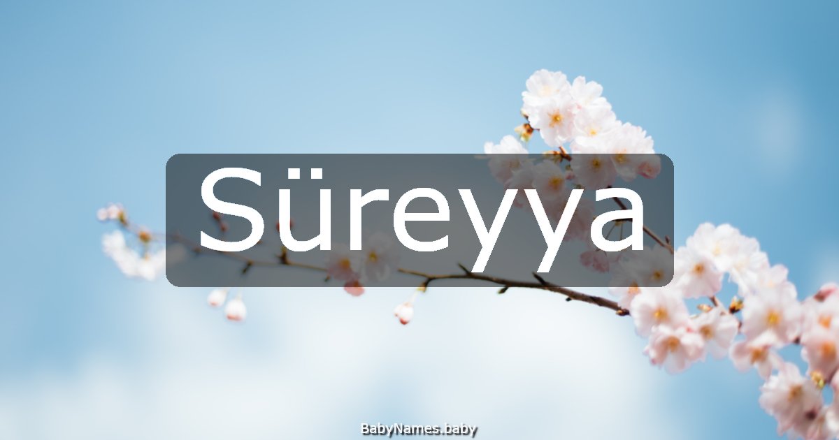 Süreyya