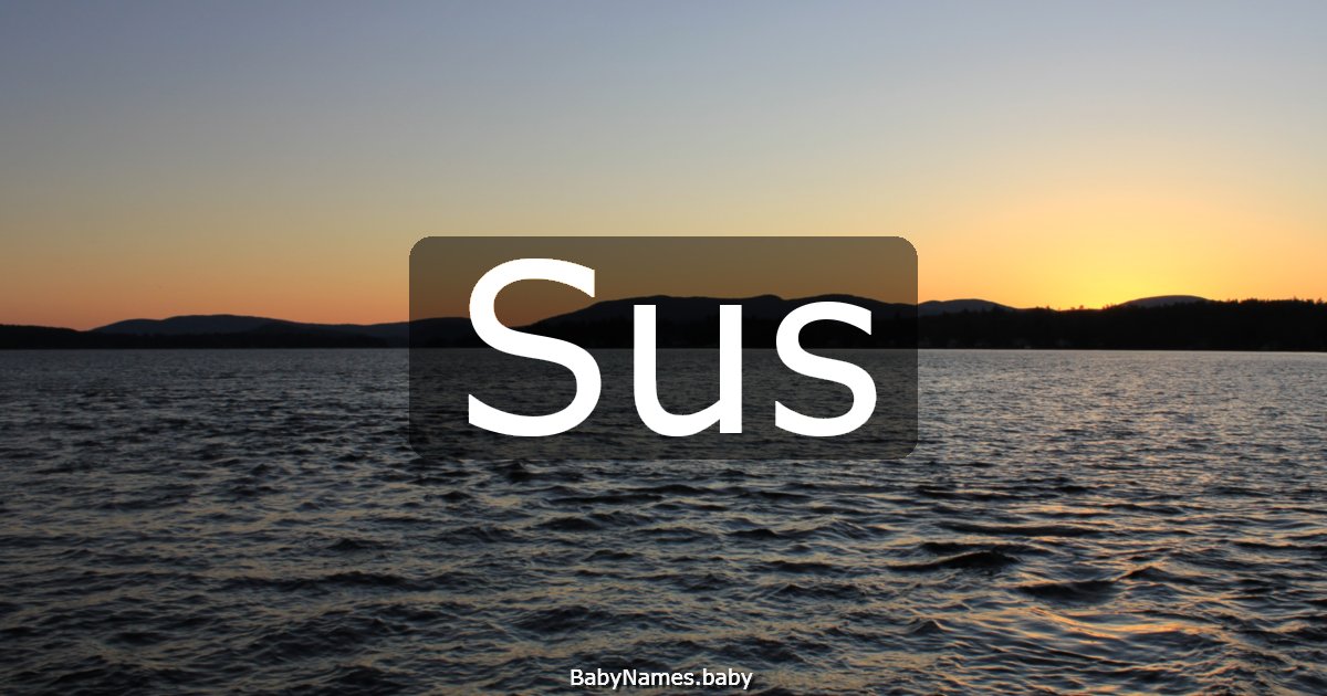 Sus