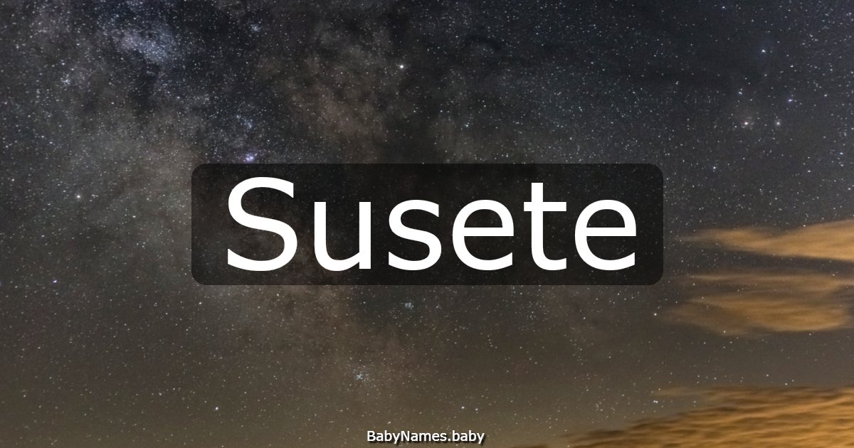 Susete