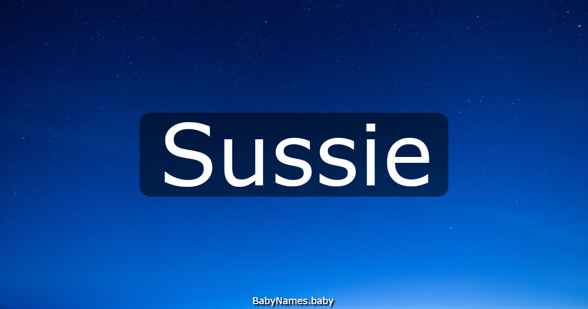 Sussie