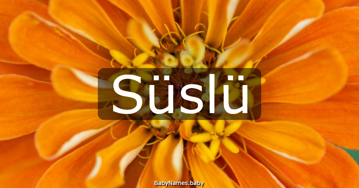 Süslü