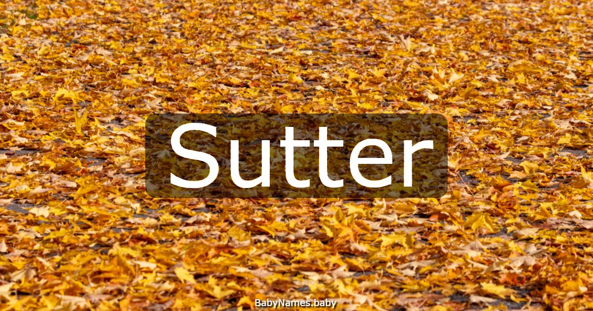 Sutter