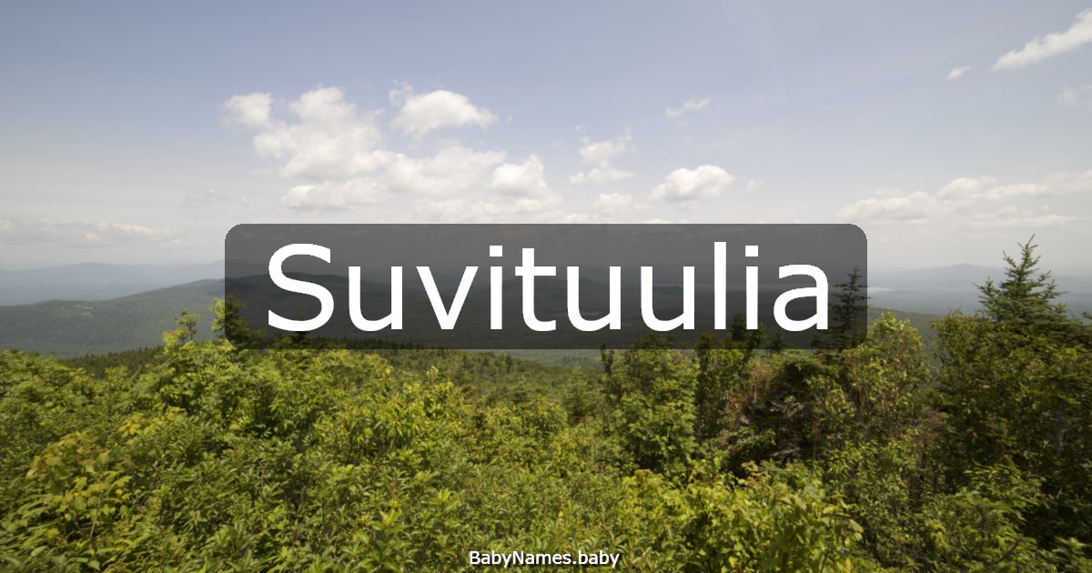 Suvituulia