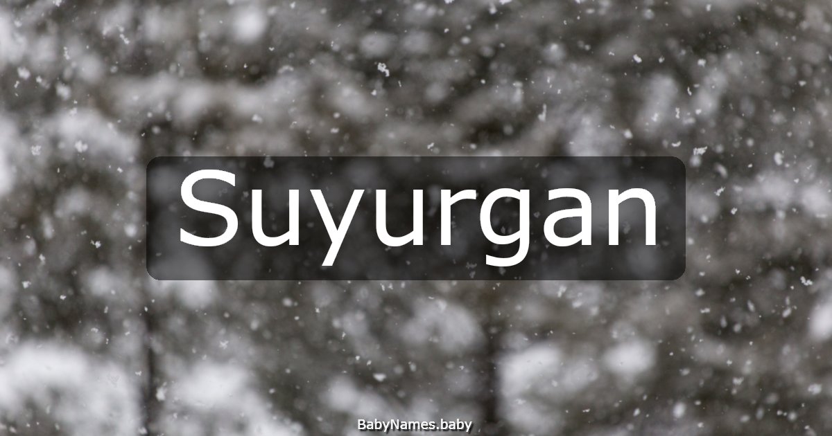 Suyurgan