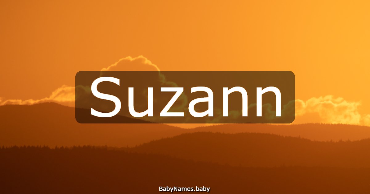 Suzann