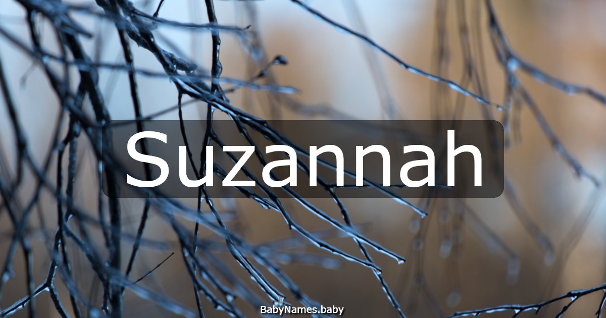 Suzannah