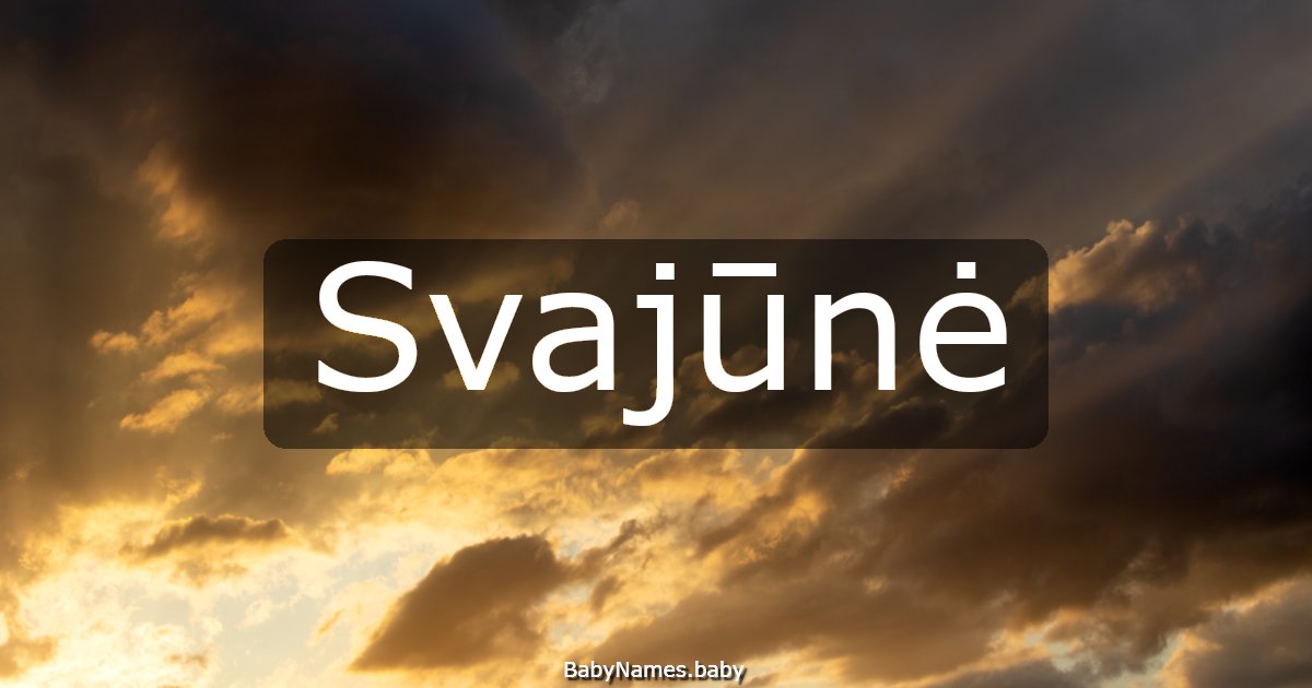 Svajūnė