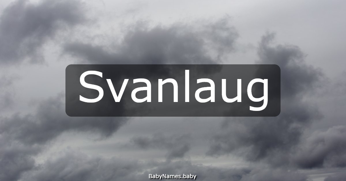 Svanlaug
